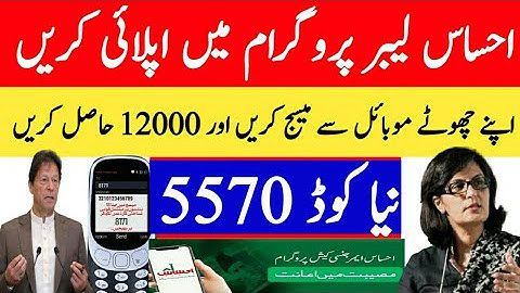 Ehsaas labour program|ehsaas labour offline registration| chota karobar imdadi package