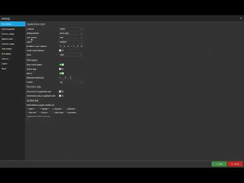 changing layout from standard to visual