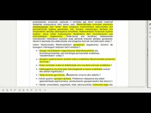 Matematika eskuekin eta elkarrekin LHn. Kurrikulumarekin, zer?