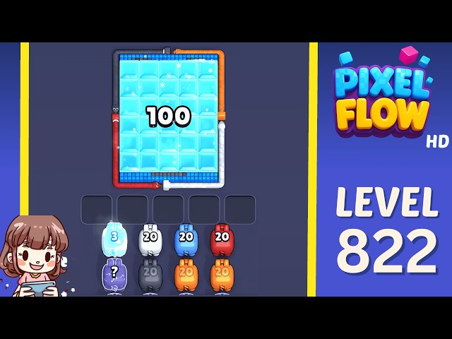 Pixel Flow Level 822 Solution Walkthrough - YouTube