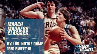 BYU vs. Notre Dame: 1981 Sweet 16 | FULL GAME