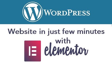 Create a Website By Elementor in Wordpress-- tutorial in urdu, hindi