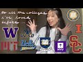 college decision reactions 2021! (aka. to all the colleges i've loved before)