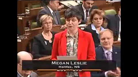 Megan Leslie Statement in the House of Commons on the Day of Mourning