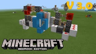 Seamless Glass Piston Door V 3.0 || Minecraft Bedrock [MCPE, Console, Win 10]