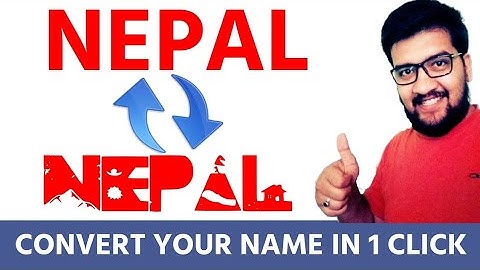 PATRIOTIC NEPAL » HOW TO MAKE YOUR NAME IN PATRIOTIC NEPAL Sandeep GC Official