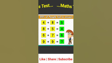 Can You Solve This Puzzle Math ? Maths Tricks, Vedic Maths,Speed Maths,Maths,Math,Tricks,#Shorts