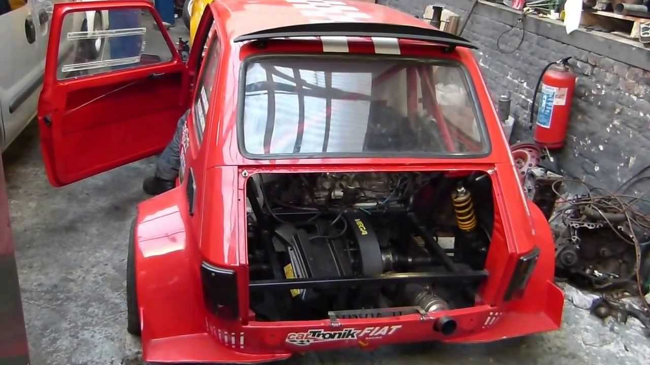Fiat 126 à moteur moto Honda (900 ?) YouTube