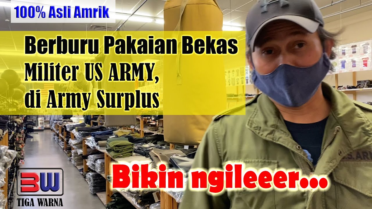 Berburu Pakaian Bekas Seragam Militer Amerika di Army Surplus Houston