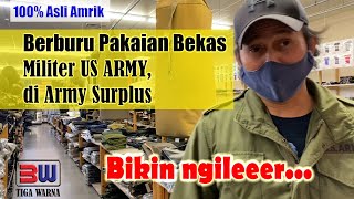 Berburu Pakaian Bekas Seragam Militer Amerika di Army Surplus  Houston, TX , USA | TIGA WARNA