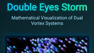 Double Eyes Storm | Interactive Mathematical Visualization | HTML CSS JavaScript Project