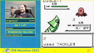 PSR Marathon 2022- Pokémon Yellow Butterfree TAS by Ranger Squid screenshot 3