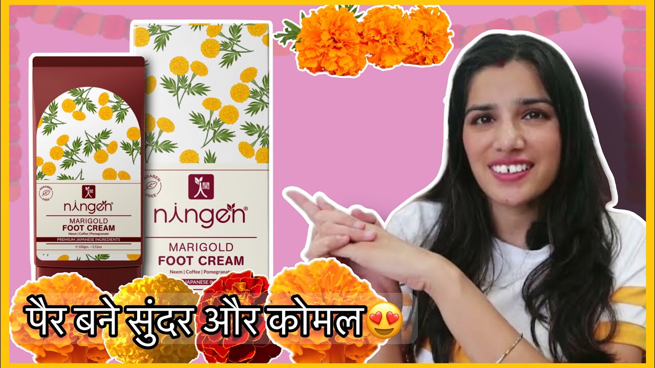 Ningen Marigold Foot Cream Honest Review Ningen Products YouTube