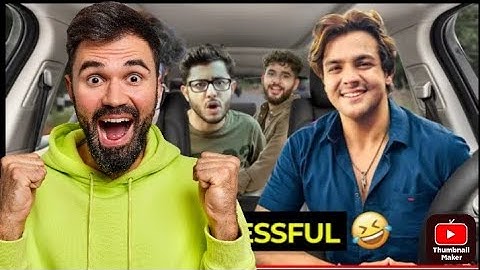 @triggeredinsaanAshish Chanchlani and I Pranked Carryminati and Fukra Insaan @CarryMinati