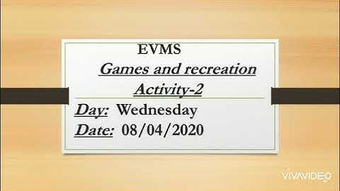 Class-4,EVS, Activity-2,Chapter-3(Games and recreation)