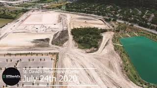 Austin FC Training Facility // St. David's Performance Center Construction Progress July 2020