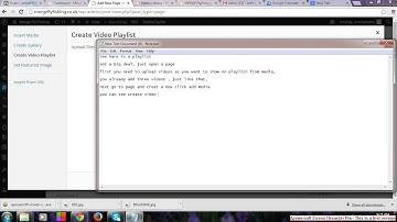Video playlist creat on wordpress tutorial 2