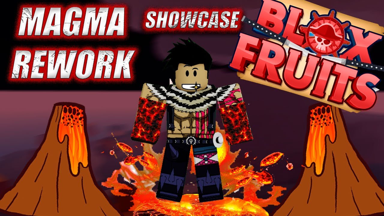 Magu/Magma Showcase in Blox Fruits! (probably the last showcase other