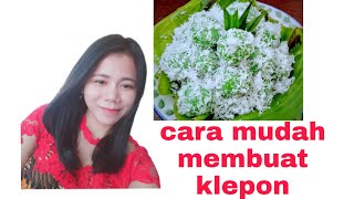 DIJAMIN ENAK,, TERNYATA mudah membuat klepon(onde -onde) LIHAT vidio ini !!