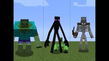Minecraft Mutant Beasts Mod Showcase In Minecraft Mod Review Mutant Mobs Mutant Creatures