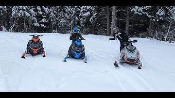1st Snowmobile Ride of 2022 season