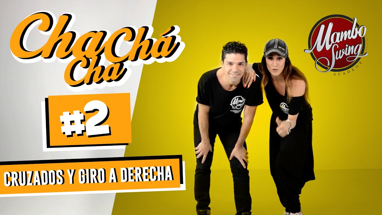 APRENDE A BAILAR CHACHACHÁ: Básico #2 | Cruzados y Giro A La Derecha.
