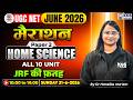 UGC NET June 2026 Paper 2 Marathon | Home Science All 10 Unit Revision Class by Dr. Hansika Ma'am