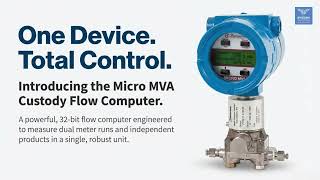 Micro Mva Flow Computer Dual Meter Run Measurement Technical Overview