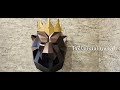 Полигональная модель трофей льва из металла.  Polygonal.metal