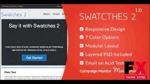 Preview Swatches 2 - Responsive Email Template TFx