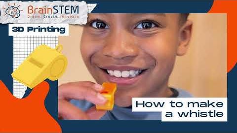 TinkerCAD 3D Print Whistle Challenge