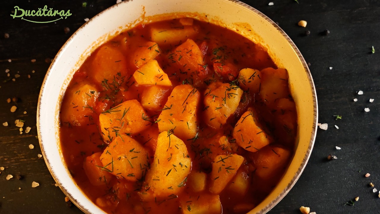 Mancare de cartofi de post - Reteta savuroasa si economica