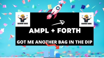 AMPLEFORTH GOVERNANCE TOKEN: BUYIN UP THOSE DIPS! #FORTH #AMPL #CRYPTO