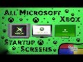 ALL MICROSOFT XBOX STARTUP SCREENS (2001-2018)