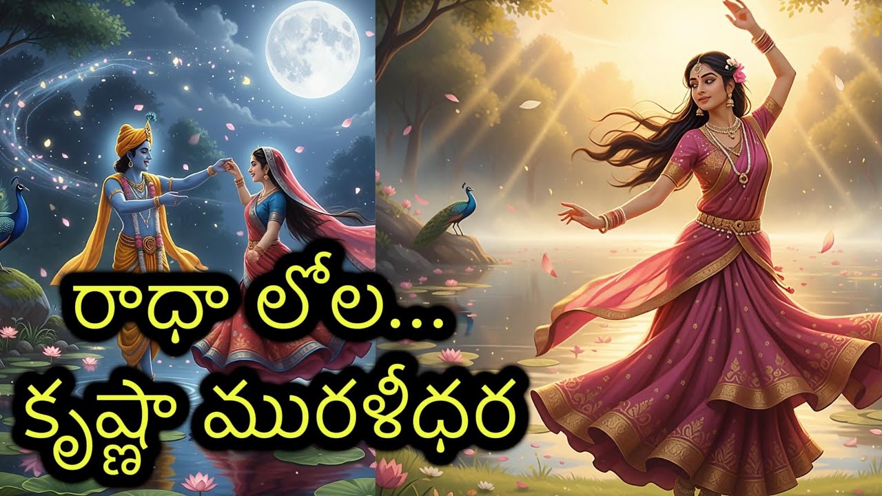 రాధా లోల…కృష్ణా మురళీధర | Sri Krishna Cinematic Devotional Song| Telugu Sri Krishna Bhakti Song
