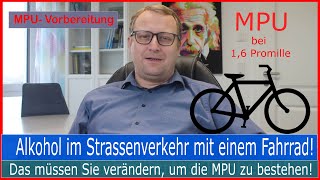 MPU Vorbereitung! Fahrrad und mehr als 1.6 Promille