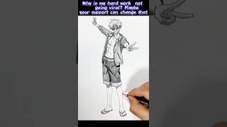 Drawing All Jujutsu Kaisen Characters in Minutes😳#anime #art #sketch