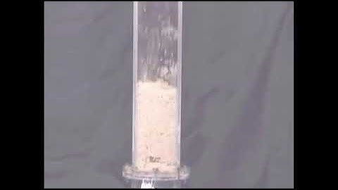 Slugging in a Fluidized Bed 11s   30 3s tLM6CA25yCM