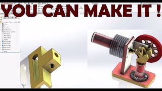 Solidworks Complete Project Stirling Engine-14-Crosshead Traverse PART DESIGN-STEP BY STEP