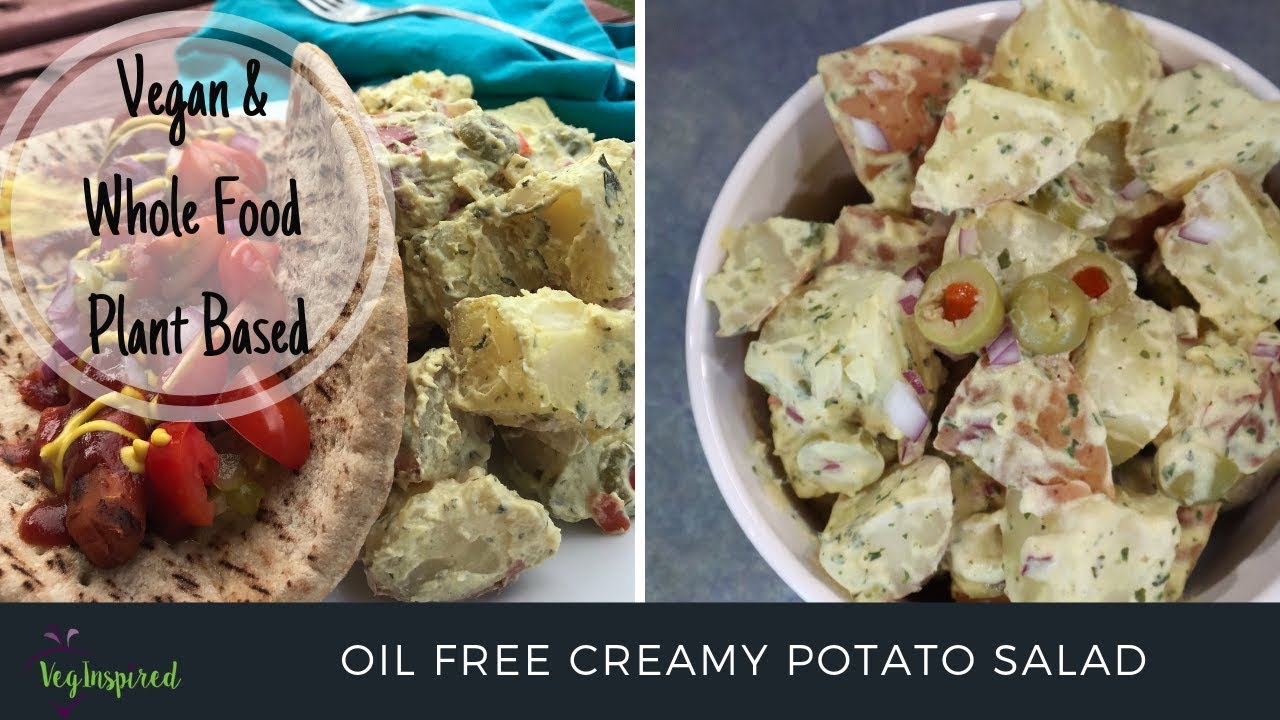 Creamy Potato Salad | Whole Food Plant Based | Oil Free - YouTube