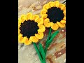 🌻🌻 girasol tejido a crochet 🌻🌻