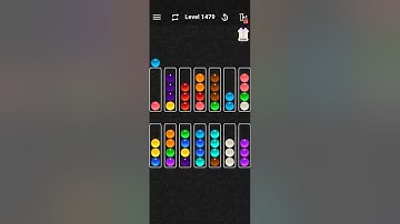 Level 1479 - Color Ball Sort Solution