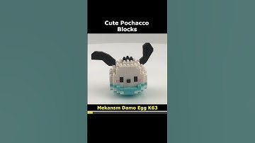 Mekansm Damo Egg Pochacco K63 Mini Blocks Preview #lego #brick #miniblock #nanoblock #block