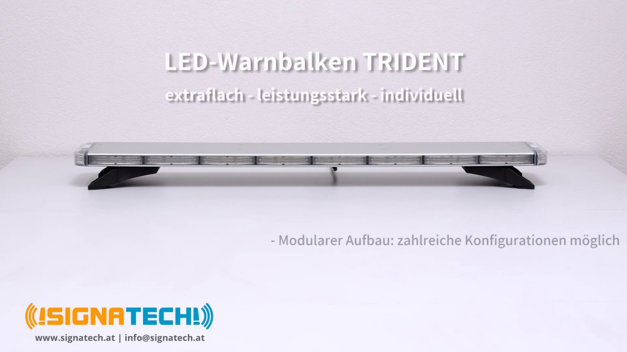 LED-Warnbalken TRIDENT 