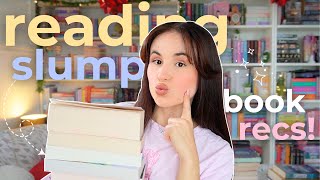 READING SLUMP BOOK RECS! π·ππ«βοΈ | 15+ book recommendations