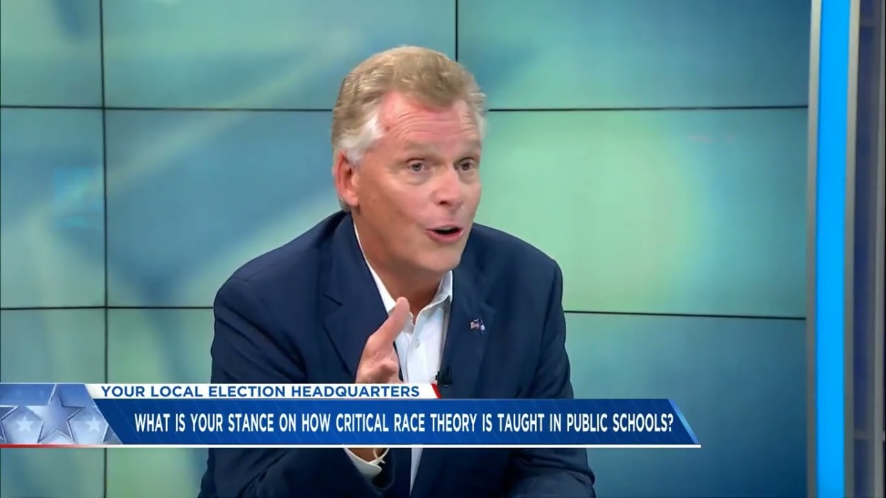 Democrat mcauliffe suggests parents concerned about divisive crt are 
