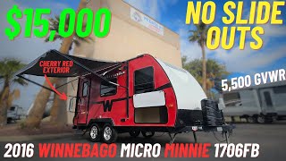 Less Than 3,000 Lb Dry! 2016 Winnebago Micro Minnie 1706FB by RV Walkthroughs 1,634 views 2 months ago 10 minutes, 25 seconds