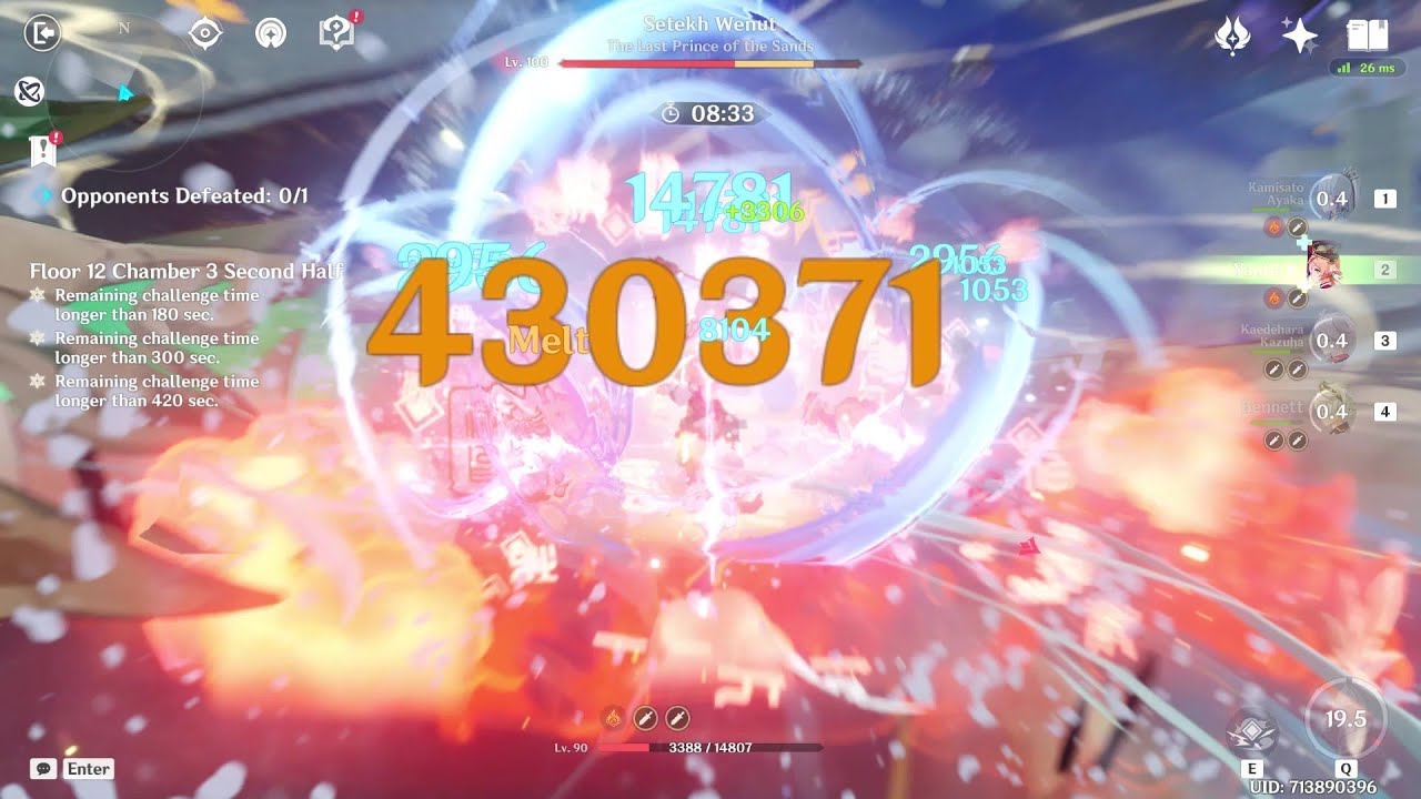 Melt Yanfei Slay The Wenut 3 5 Abyss YouTube