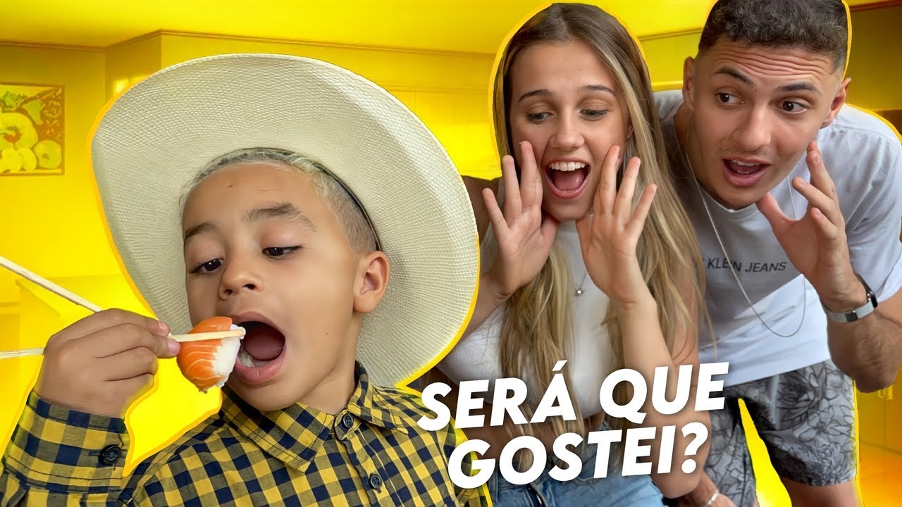 PROVEI COMIDA JAPONESA COM OS MENINOS DA ELO | feat LUIZA MONTEIRO E GUI CAVALIERI