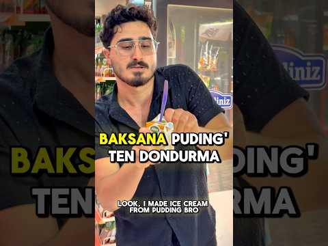Dondurma yapımı pudinğ part-23 #shorts #viral